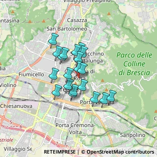 Mappa Via Antonio Molinari, 25128 Brescia BS, Italia (1.238)