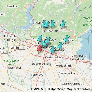 Mappa Via Antonio Molinari, 25128 Brescia BS, Italia (8.9875)
