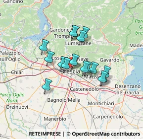 Mappa Via Camillo Biseo, 25128 Brescia BS, Italia (10.17563)