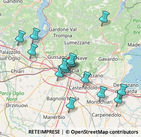 Mappa Via Antonio Molinari, 25128 Brescia BS, Italia (14.73143)