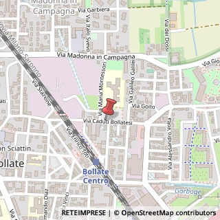 Mappa Via Caduti Bollatesi,  10, 20021 Bollate, Milano (Lombardia)
