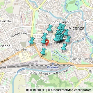 Mappa Viale Giuseppe Verdi, 36100 Vicenza VI, Italia (0.305)