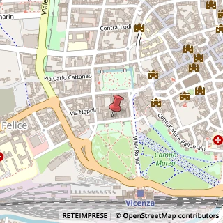 Mappa Viale Giuseppe Verdi, 24, 36100 Vicenza, Vicenza (Veneto)