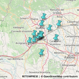 Mappa Viale Giuseppe Verdi, 36100 Vicenza VI, Italia (7.58933)