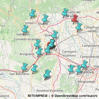Mappa Viale Giuseppe Verdi, 36100 Vicenza VI, Italia (16.414)