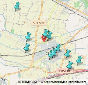 Mappa Via Villasche, 25032 Chiari BS, Italia (1.97364)