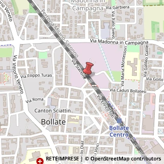 Mappa Via Stazione, 4, 20021 Bollate, Milano (Lombardia)