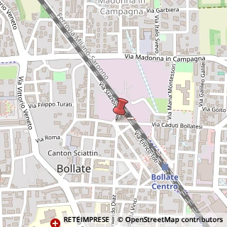 Mappa Via Giacomo Matteotti, 20, 20021 Bollate, Milano (Lombardia)