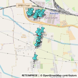 Mappa Via Sant'Andrea, 25038 Rovato BS, Italia (0.43833)