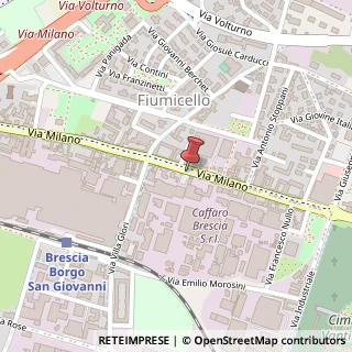 Mappa Via Milano, 43, 25126 Brescia, Brescia (Lombardia)
