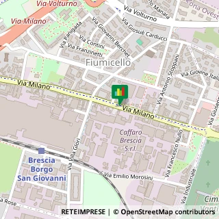 Mappa Via Milano, 43, 25126 Brescia, Brescia (Lombardia)