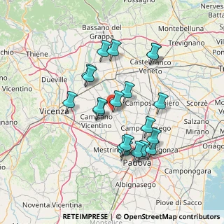 Mappa Via Garibaldi Giuseppe, 35016 Piazzola Sul Brenta PD, Italia (12.986)