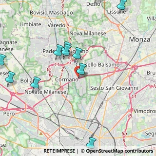 Mappa A4 Torino - Trieste, 20091 Cinisello Balsamo MI, Italia (5.73923)