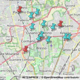 Mappa A4 Torino - Trieste, 20091 Cinisello Balsamo MI, Italia (1.86462)