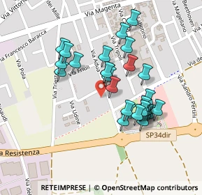 Mappa Via Venezia Giulia, 20022 Castano Primo MI, Italia (0.19655)