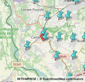 Mappa Via Venezia Giulia, 20022 Castano Primo MI, Italia (6.2115)