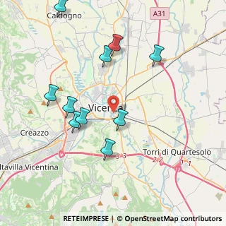 Mappa Viale Stadio, 36100 Vicenza VI, Italia (4.94917)