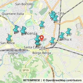 Mappa Viale Stadio, 36100 Vicenza VI, Italia (0.99467)