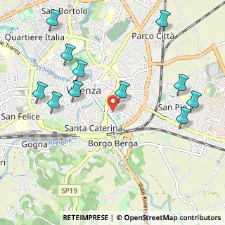 Mappa Viale Stadio, 36100 Vicenza VI, Italia (1.23091)