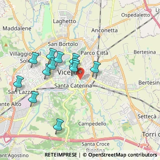 Mappa Viale Stadio, 36100 Vicenza VI, Italia (1.80667)