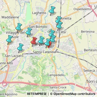 Mappa Viale Stadio, 36100 Vicenza VI, Italia (1.82833)