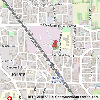 Mappa Via XXIV Maggio, 4, 20021 Bollate MI, Italia, 20021 Bollate, Milano (Lombardia)