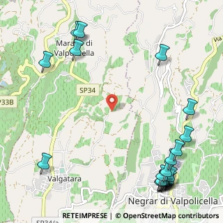 Mappa Valgatara, 37020 Marano di Valpolicella VR, Italia (1.639)