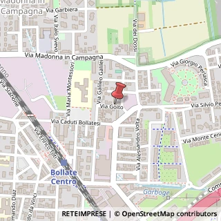 Mappa Via Goito, 8, 20021 Bollate, Milano (Lombardia)