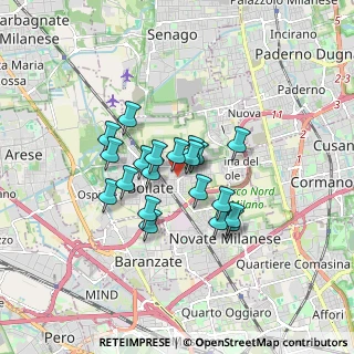 Mappa Via Goito, 20021 Bollate MI, Italia (1.2345)