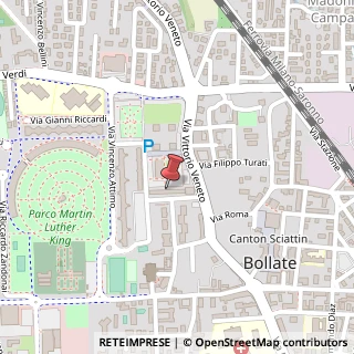 Mappa Piazza della Resistenza, 28, 20021 Bollate, Milano (Lombardia)