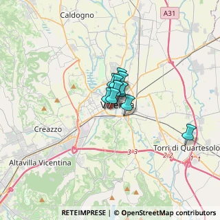 Mappa Via Gorizia, 36100 Vicenza VI, Italia (1.41455)
