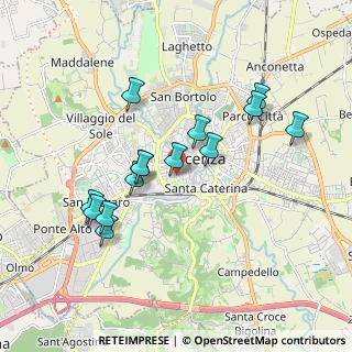 Mappa Via Gorizia, 36100 Vicenza VI, Italia (1.71571)
