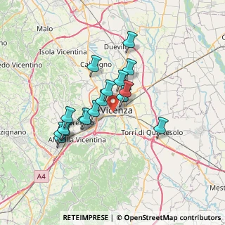 Mappa Via Gorizia, 36100 Vicenza VI, Italia (5.81647)