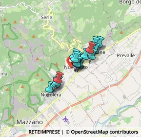Mappa Via Tito Speri, 25080 Nuvolento BS, Italia (1.0175)