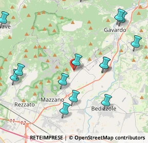 Mappa Via Tito Speri, 25080 Nuvolento BS, Italia (5.81176)