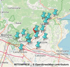 Mappa Via Tito Speri, 25080 Nuvolento BS, Italia (6.13214)