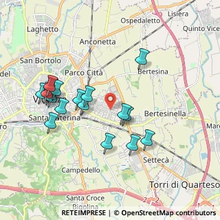 Mappa Via Barnaba Pizzardi, 36100 Vicenza VI, Italia (1.991)