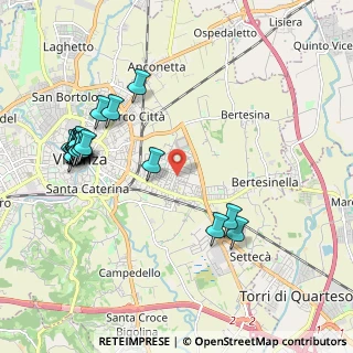 Mappa Via Barnaba Pizzardi, 36100 Vicenza VI, Italia (2.3105)