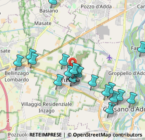 Mappa Via Piave, 20065 Inzago MI, Italia (1.99)