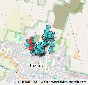 Mappa Via Piave, 20065 Inzago MI, Italia (0.24483)