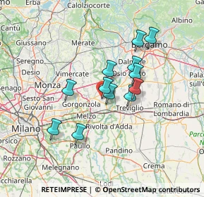 Mappa Via Piave, 20065 Inzago MI, Italia (10.93167)