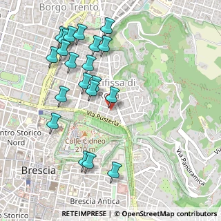Mappa Via Enrico Tazzoli, 25128 Brescia BS, Italia (0.552)