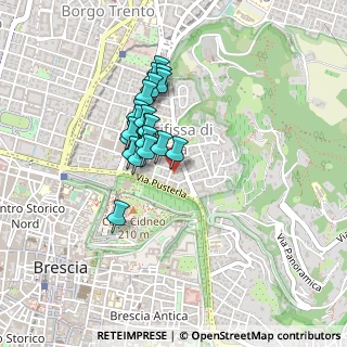 Mappa Via Enrico Tazzoli, 25128 Brescia BS, Italia (0.329)