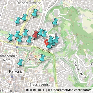 Mappa Via Enrico Tazzoli, 25128 Brescia BS, Italia (0.477)