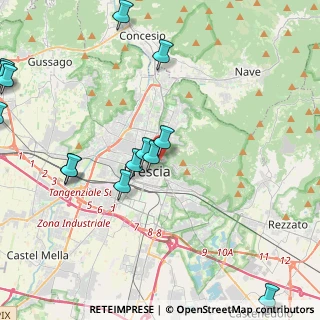 Mappa Via Enrico Tazzoli, 25128 Brescia BS, Italia (5.47929)