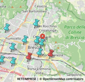 Mappa Via Enrico Tazzoli, 25128 Brescia BS, Italia (2.25364)