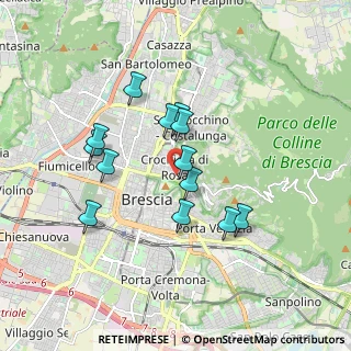 Mappa Via Enrico Tazzoli, 25128 Brescia BS, Italia (1.52077)