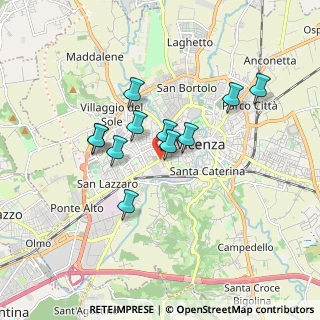 Mappa Corso dei Santi Felice e Fortunato, 36100 Vicenza VI, Italia (1.40364)