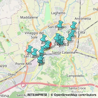 Mappa Corso dei Santi Felice e Fortunato, 36100 Vicenza VI, Italia (1.32235)