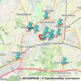 Mappa Corso dei Santi Felice e Fortunato, 36100 Vicenza VI, Italia (1.70083)